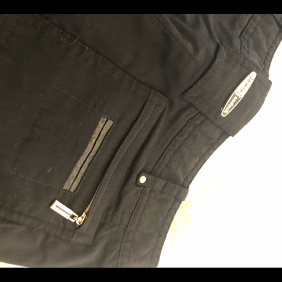 Jamie Sadock black stretch knee pants, 2 - Picture 3 of 6